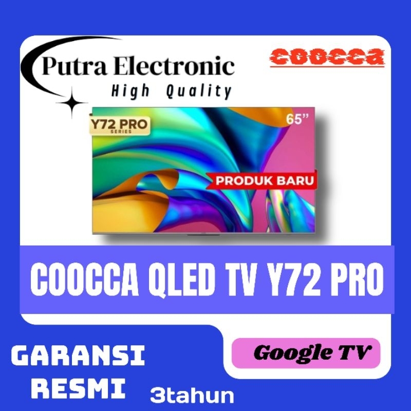 COOCCA 65Y65 PRO QLED 4K GOOGLE TV 65 INCH