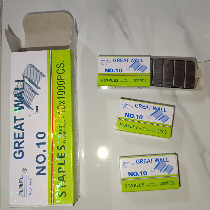 

(PACK) Refill/Isi Staples Greatwall no 10 ORI