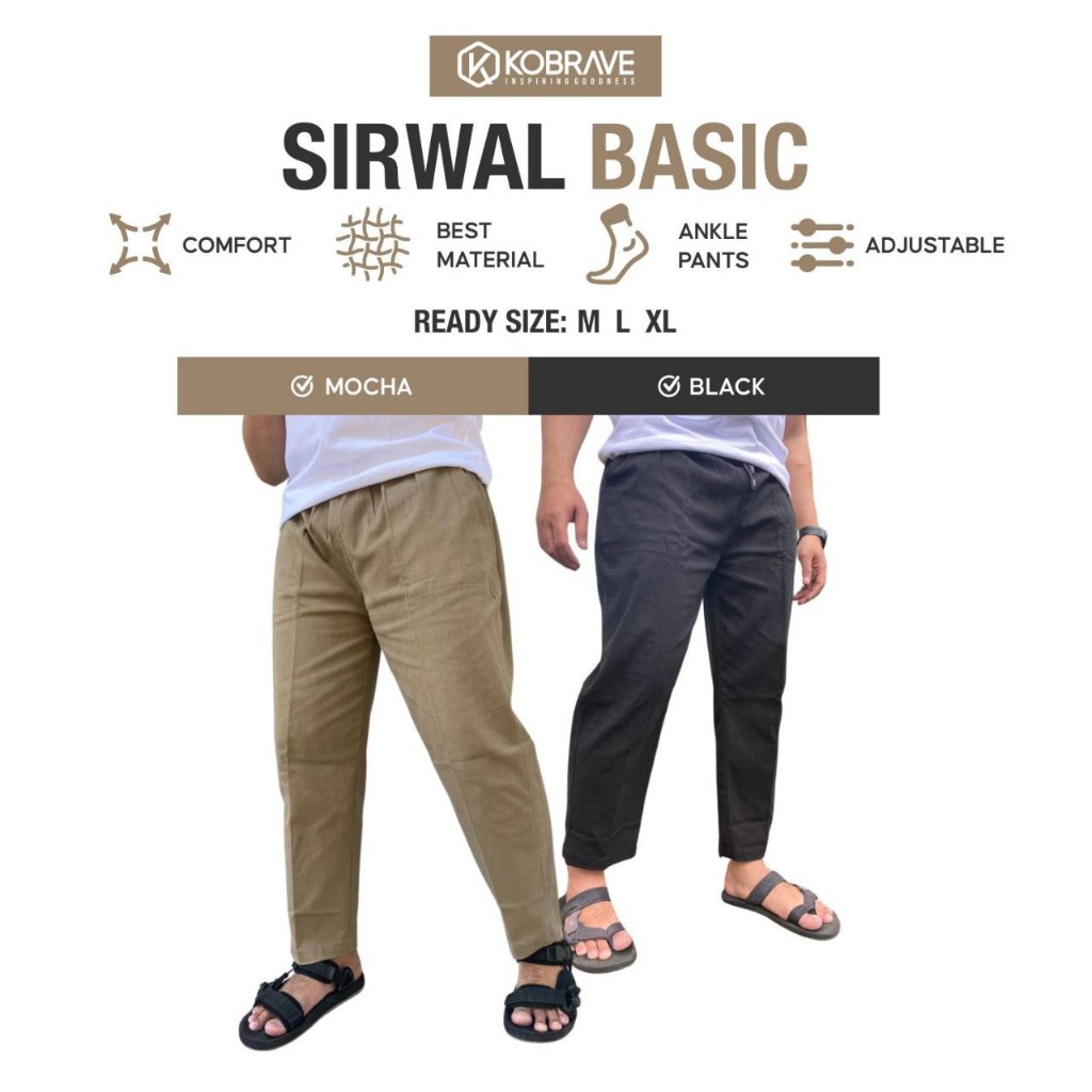KOBRAVE Celana Sirwal Layyin Series Bahan Katun
