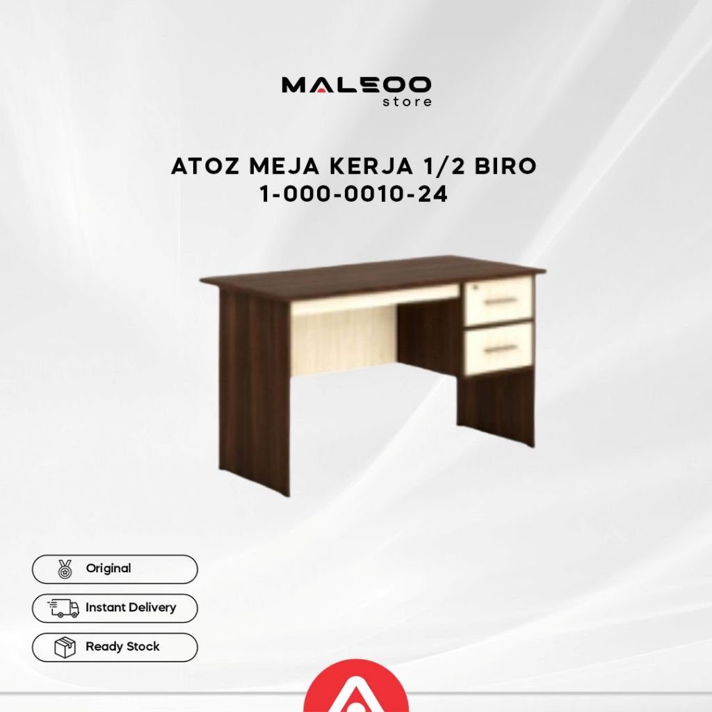 ATOZ MEJA KERJA 1/2 BIRO 1-000-0010-24