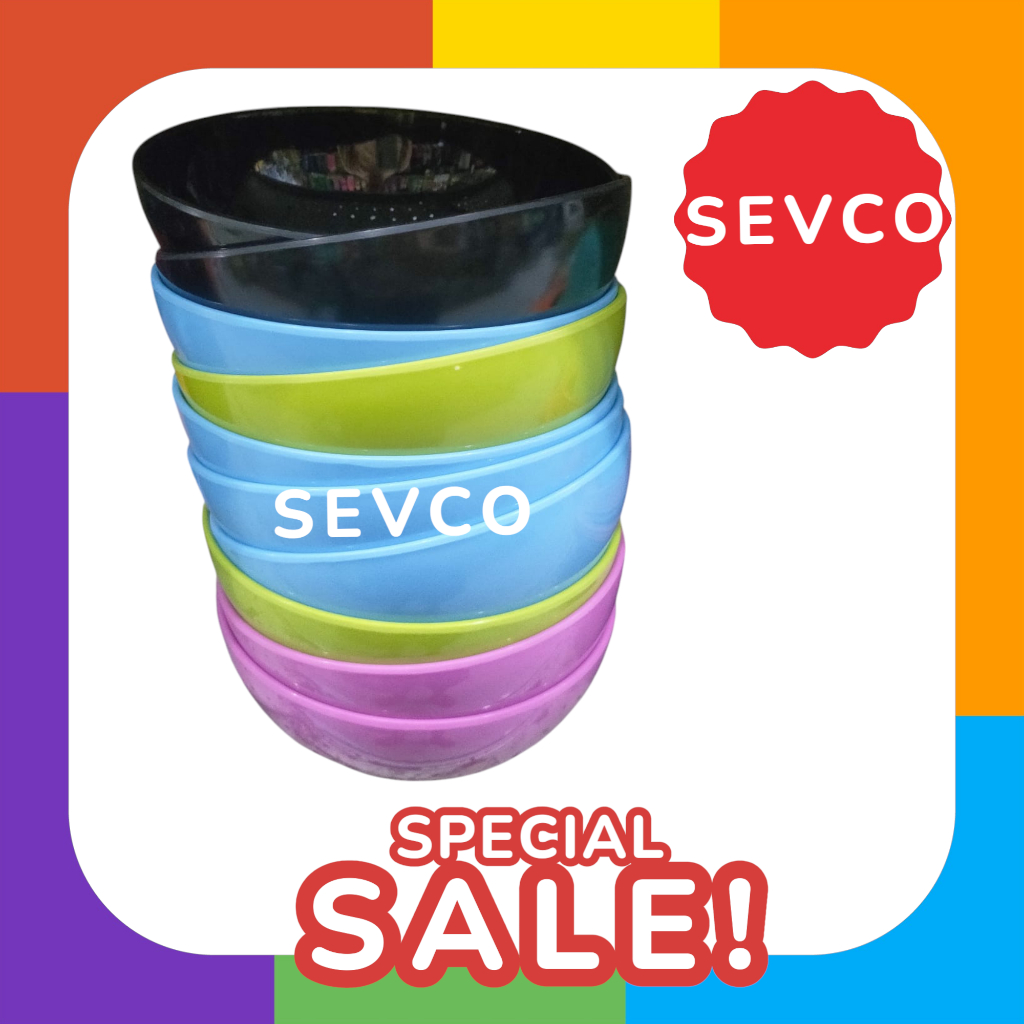 Mangkok  Melamin Milamin 07-6 Golden Dragon/ Mangkok Besar Bulat