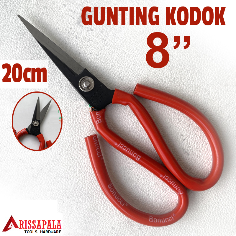 

Gunting Kodok Serbaguna Gunting Kain Gunting Seng Kertas Karet Gunting Kulit 8 inch 20 cm