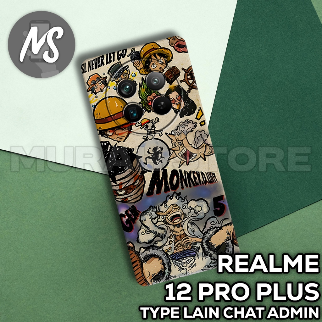 Softcase karet REALME 12 PRO PLUS /MS5/motif ANIME/case REALME 12 PRO PLUS/casing REALME PERO PLUS /