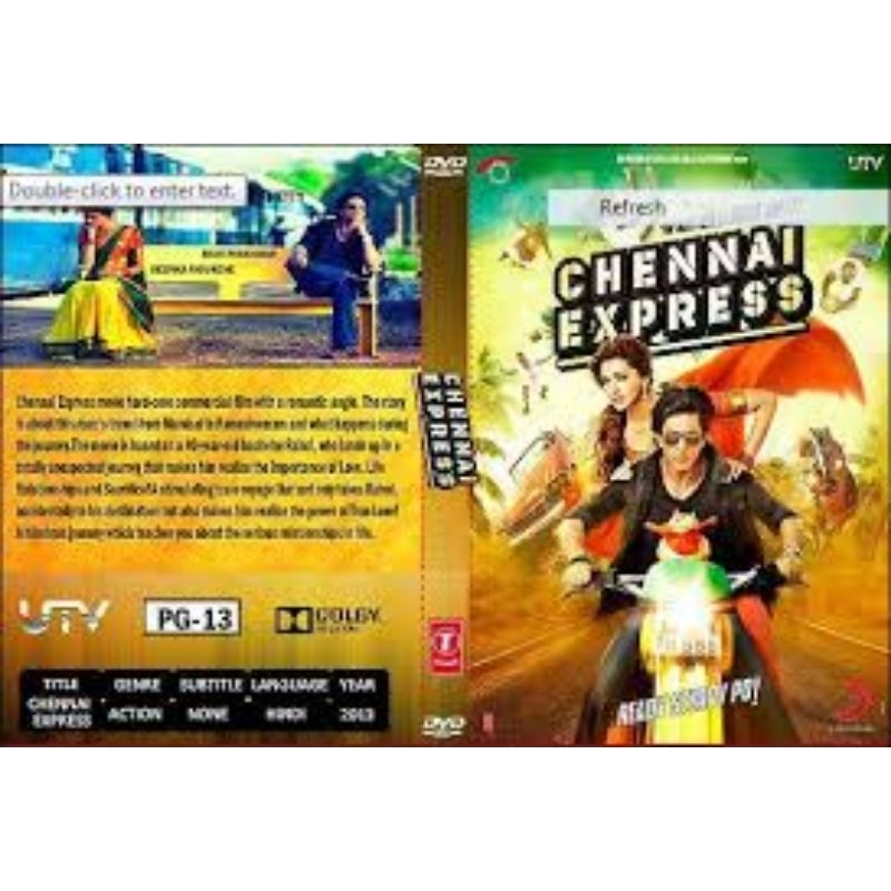 KASET DVD INDIA CHENNAI EXPRESS