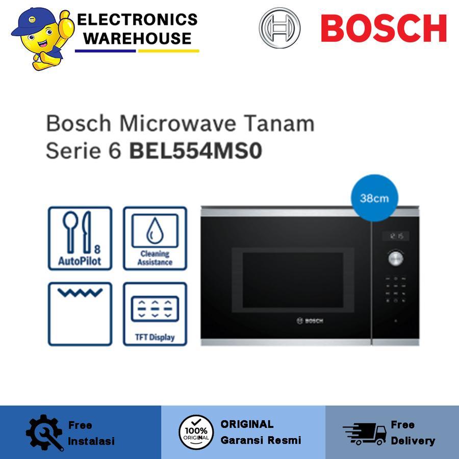Microwave Bosch BEL554MS0 Built-In Serie 6 Stainless Steel