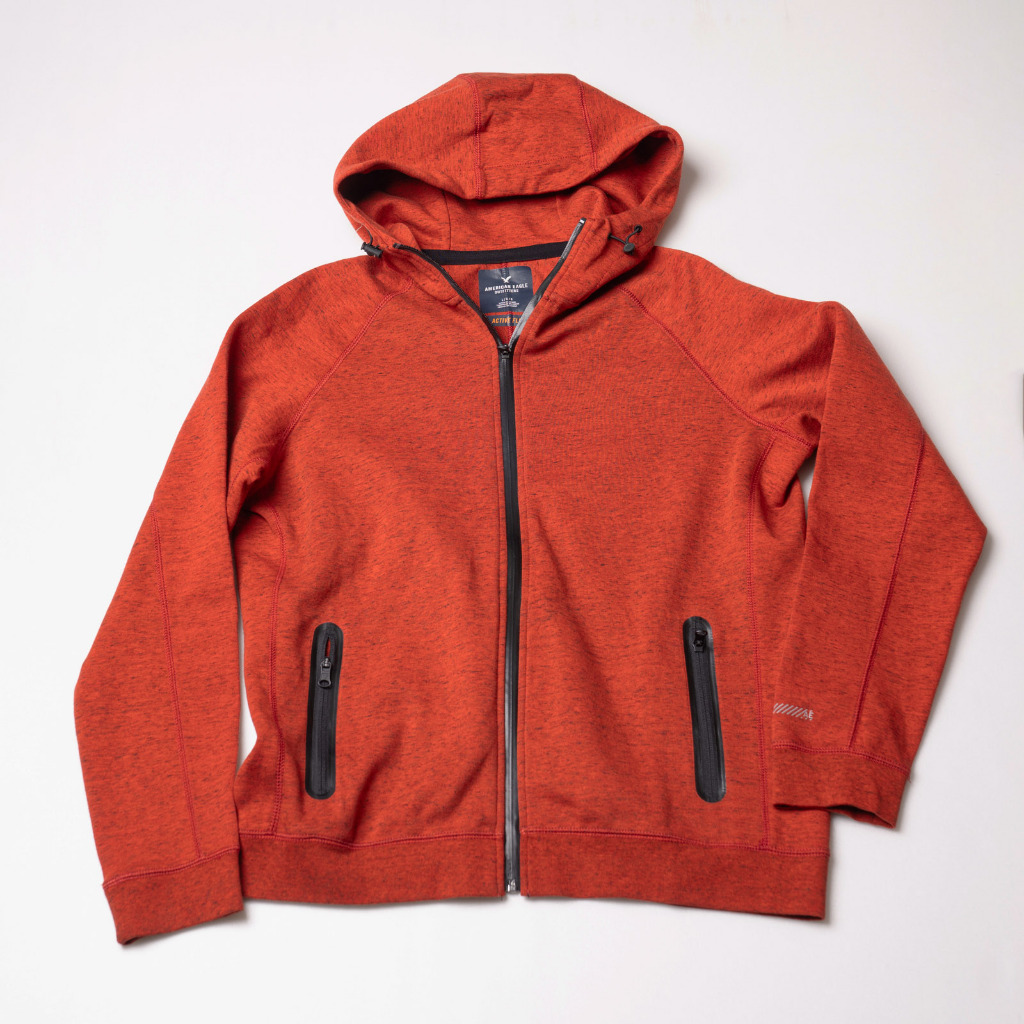 Jacket hoodie pria american eagle original size L