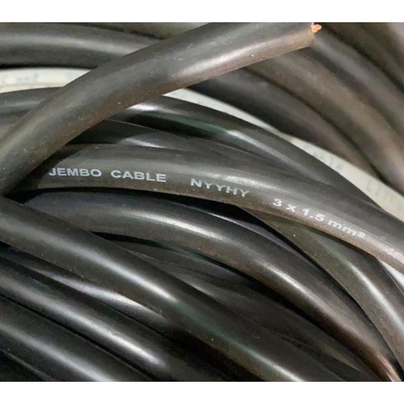 KABEL NYYHY 3x1.5 JEMBO POTONGAN/ECERAN