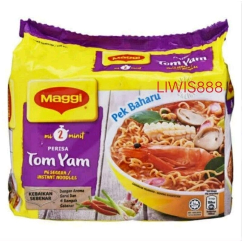 

Mie MAgg1e Rasa Tom Yam 1 Pak Isi 5 Bungkus