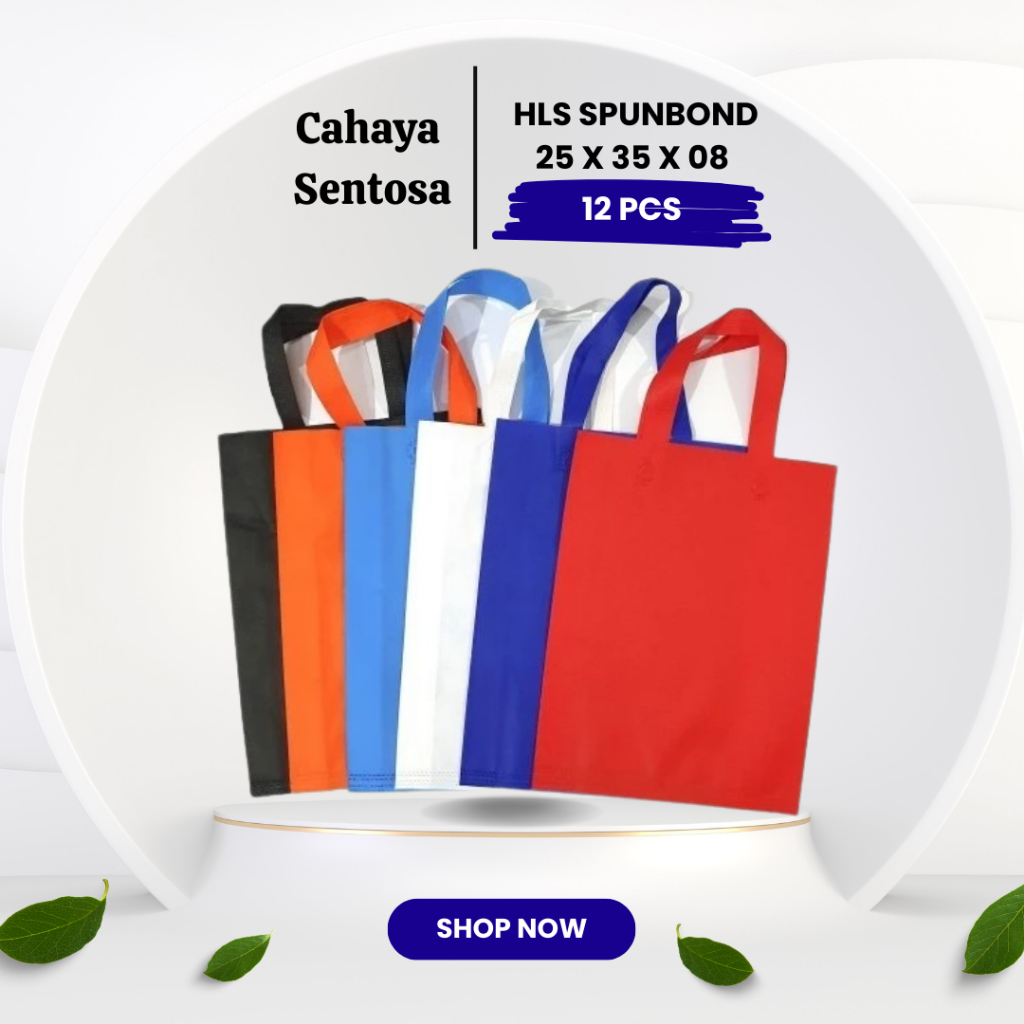 

Tas Spunbond Hampers Souvenir Ukuran 25 x 35 x 08 - HLS Lipat