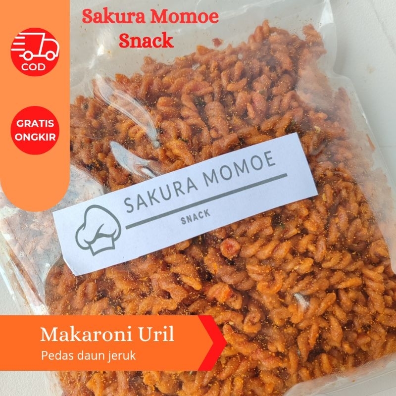 

MAKARONI URIL PEDAS DAUN JERUK, MAKARONI SPIRAL PEDAS CHILI OIL ( KEMASAN 500 GRAM )