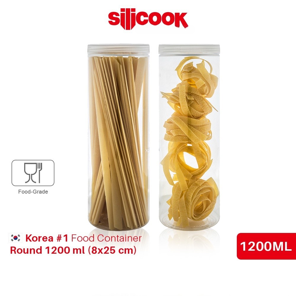 Silicook Round 1200 ml (8*25 cm) - Food Container