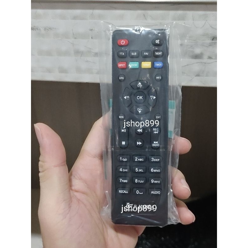 Remot Set Top Box DVB T2 Matrix Apple HD MERAH , GARUDA BOX HITAM DAN GARUDA BOX UNGU