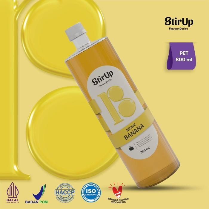 

StirUp Brave Banana - Gourmet Syrup Rasa Pisang