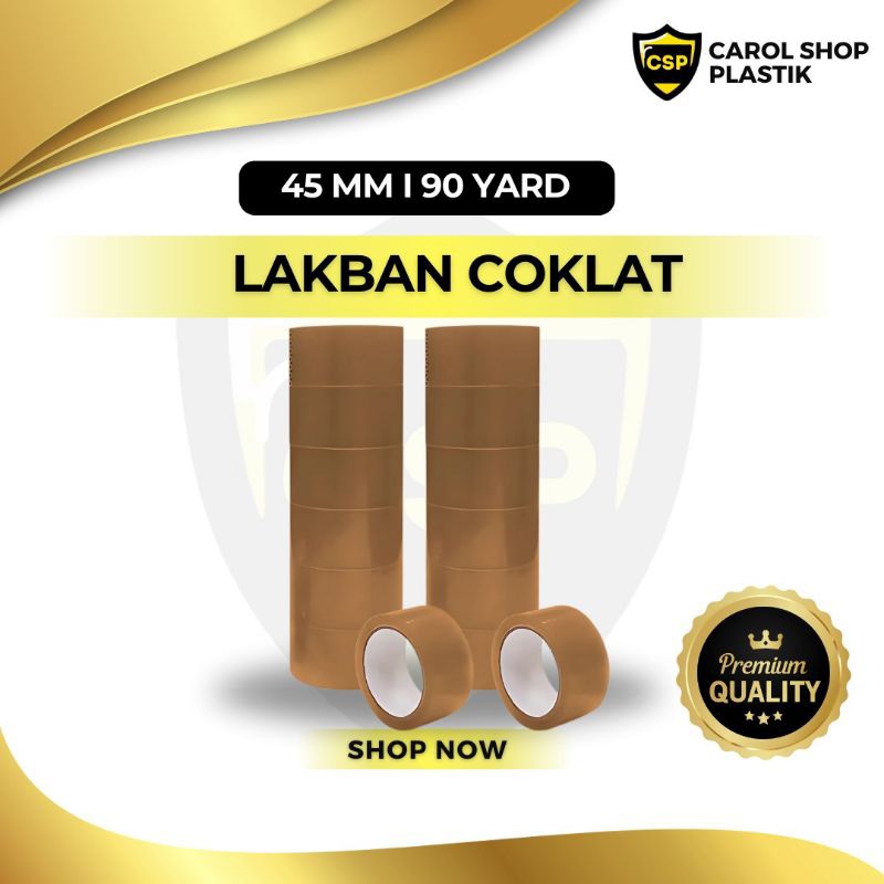 

GLOSIR MURAH | Lakban Coklat | Tidak mudah putus
