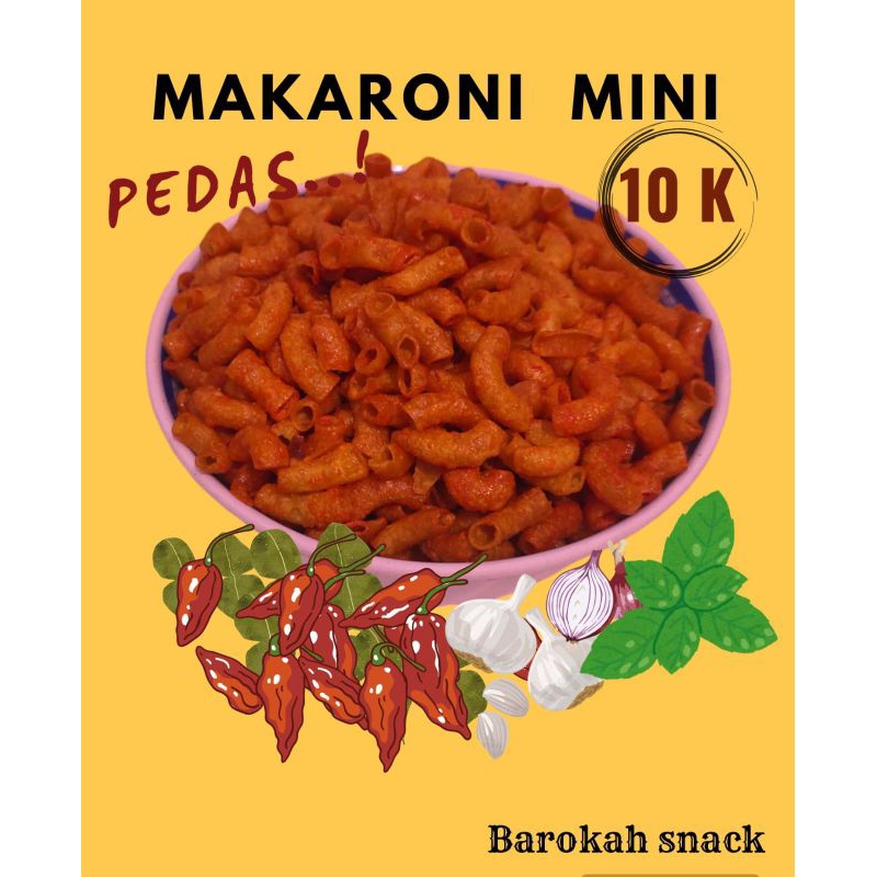 

Makaroni Pedas mini,165gr