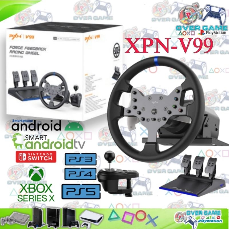 Stir Steering wheel Racing PXN V3 Pro-V9-V9 Gen2-V10-V3ll-V99 Setir PS3 PS4 PS5 PC XBOX Series