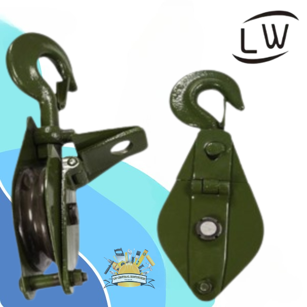 SINGLE WHEEL PULLEY BLOCK / KATROL KAPAL BARANG DEREK 1 TON