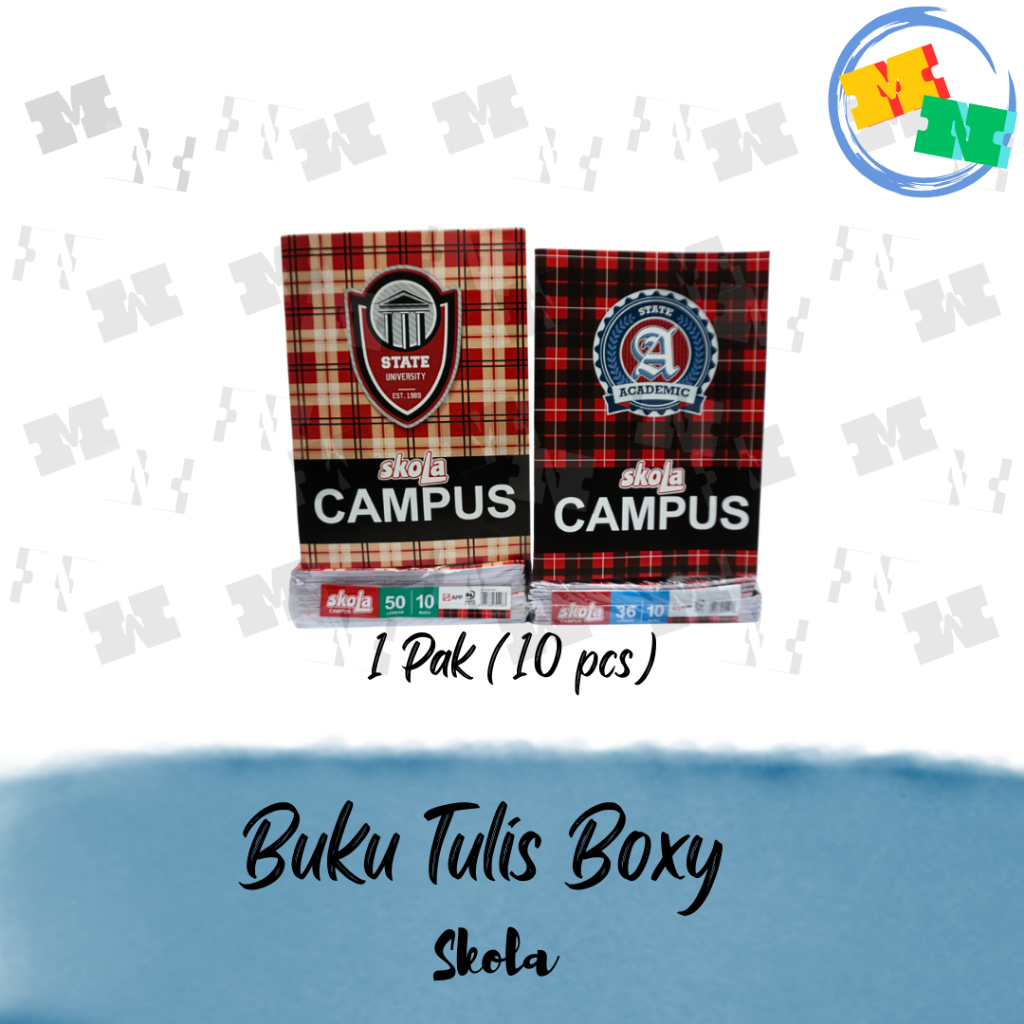 

Skola Buku Tulis Boxy 1 Pak Isi 10 pcs