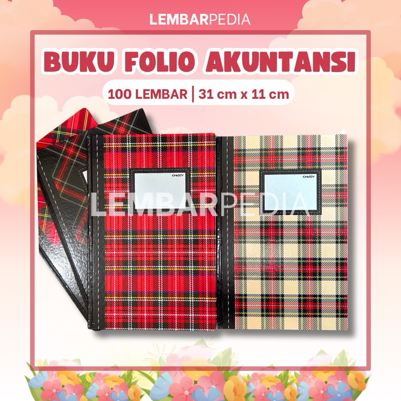 

BUKU FOLIO AKUNTANSI OKEY ISI 100 LEMBAR PER PCS