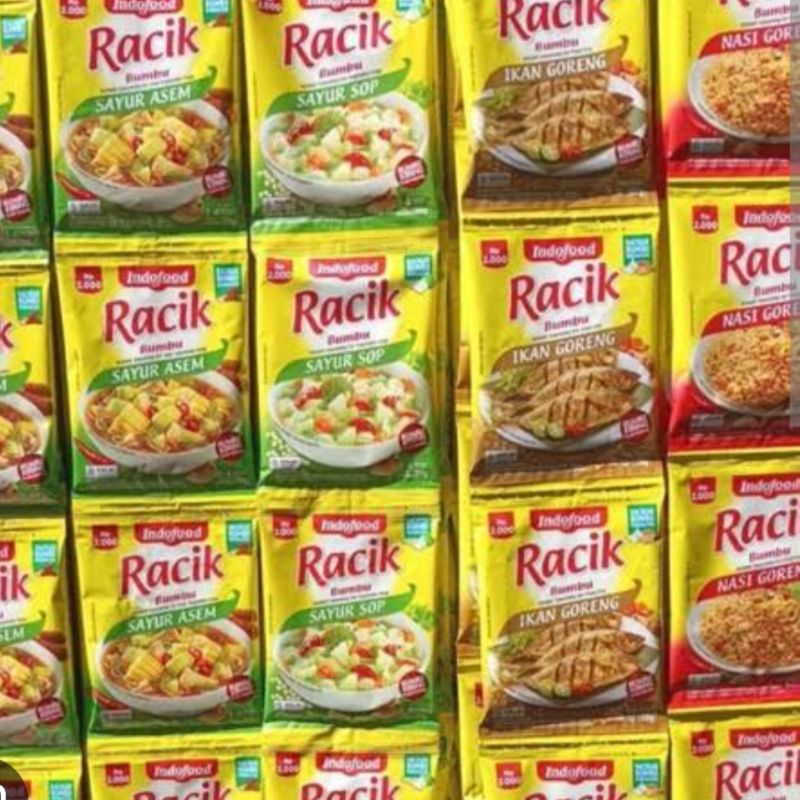 

Bungkus bekas sachet untuk prakarya / kerajinan daur ulang - BUMBU RACIK