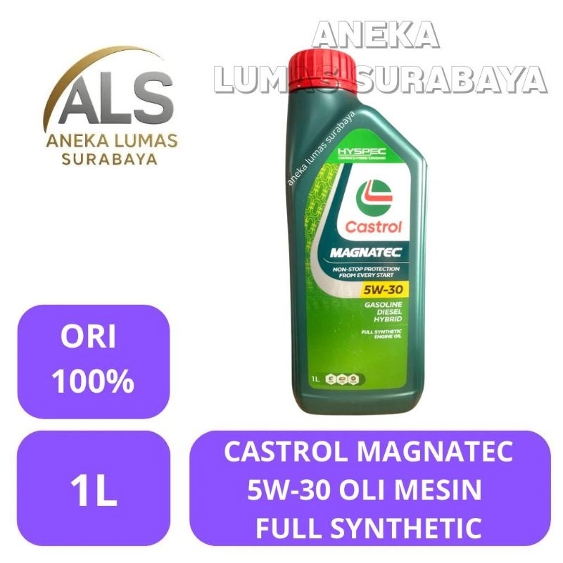 Castrol Magnatec Sae 5w-30 Full Synthetic (1 Liter) / Oli mesin Mobil original castrol