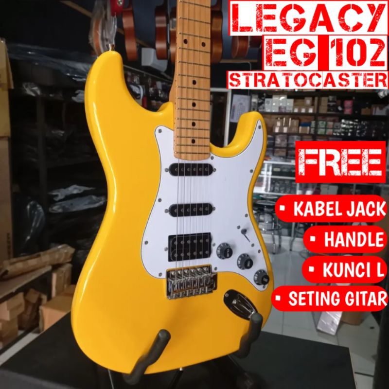 GITAR ELEKTRIK LEGACY EG 102 GITAR ELEKTRIK ORIGINAL LEGACY HSS EG102 STRATOCASTER
