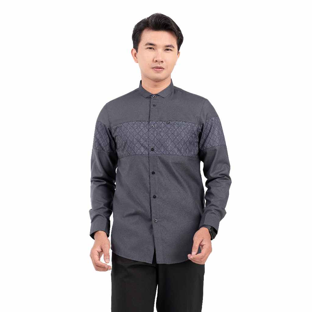Ghaffar - Fadkhera Official Baju Koko Pria Dewasa Lengan Panjang