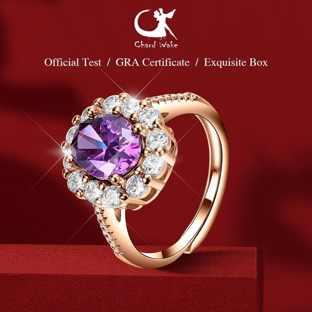 Chard Wake Cincin Wanita Original Perhiasan Berlian Tunangan Ukuran Bebas Korea Cincin Cewek Rings