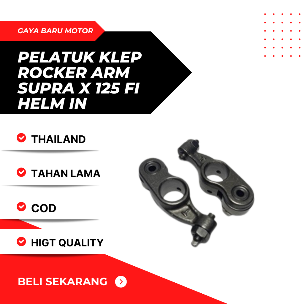THAILAND ROCKER ARM PELATUK KLEP SUPRA X 125 HELM IN + BAUT