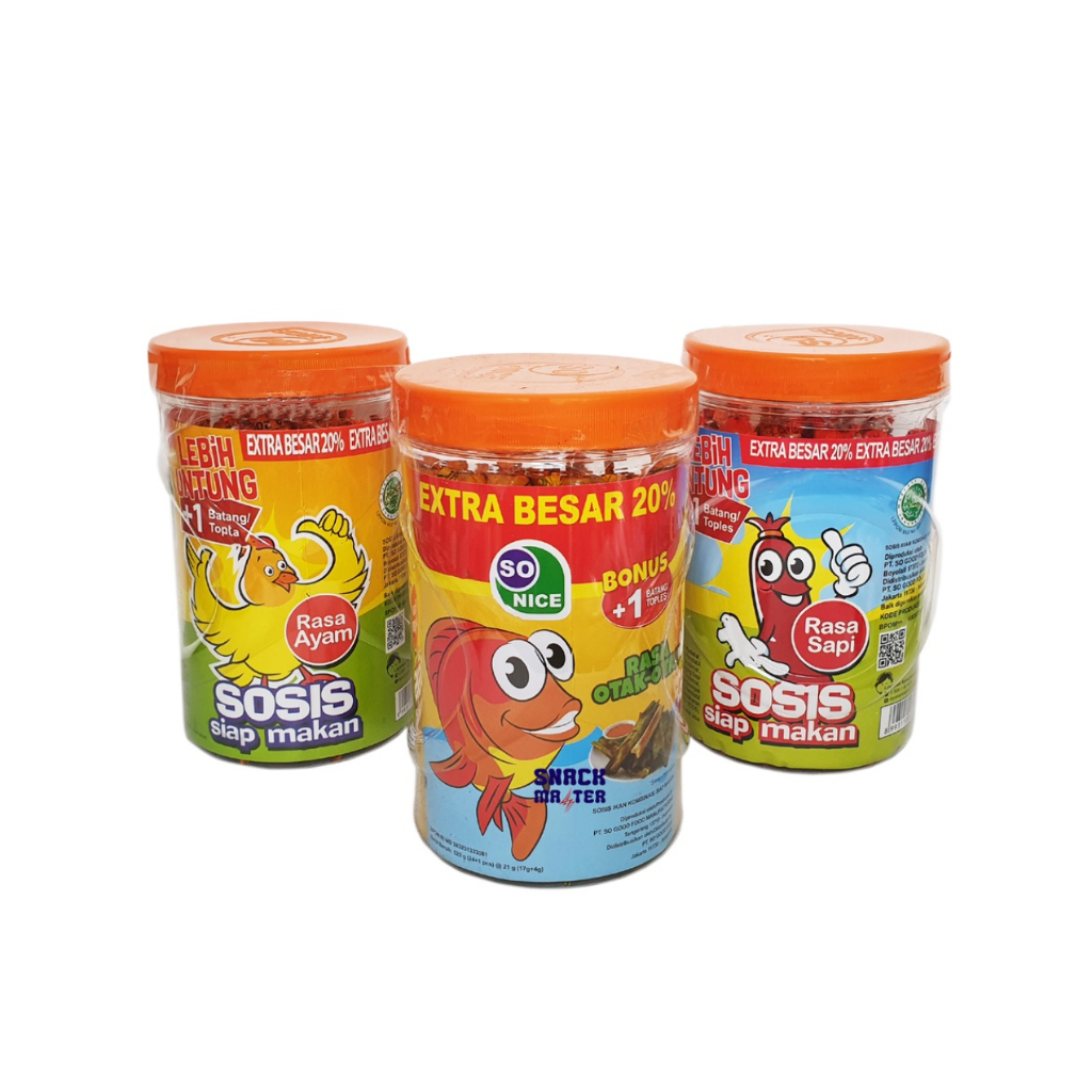 

Sosis So Nice Ready to Eat Sosis Toples JJ 014