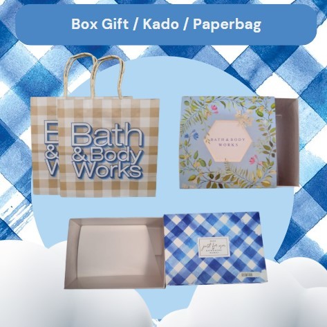 

Bath And Body Works Box Gift / Kado / Kotak Hadiah / Paperbag Sedang (HARUS DISERTAI DENGAN PEMBELIAN PRODUK BBW !!)