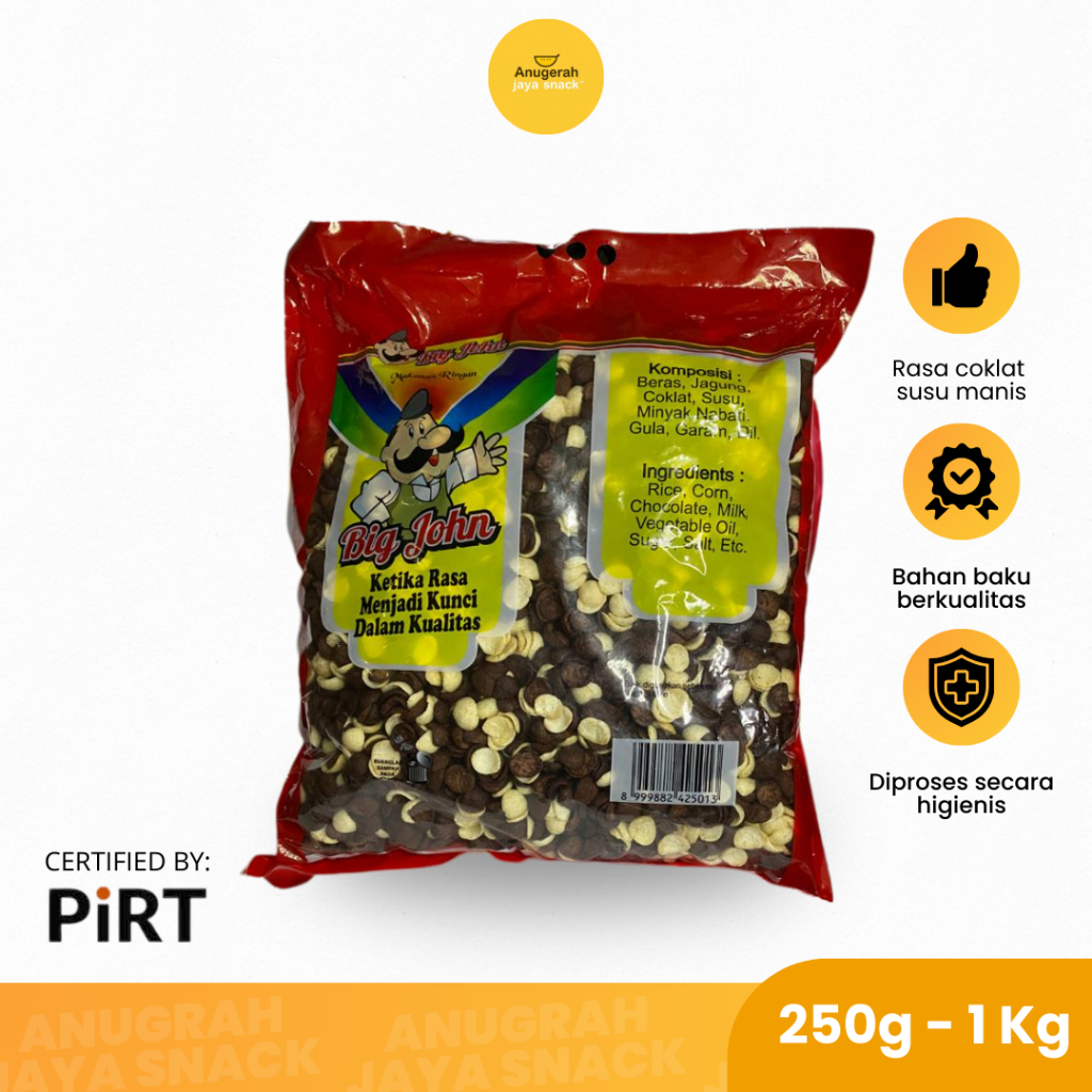 

Sereal Rasa Coklat Cocokran 250gr - 1kg Cemilan Snack Kiloan Makanan Ringan