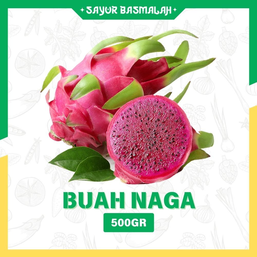 

Buah Naga Fresh 500gr - Sayur Basmalah