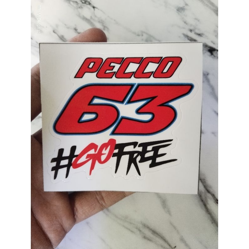 

Sticker Stiker Pecco 63