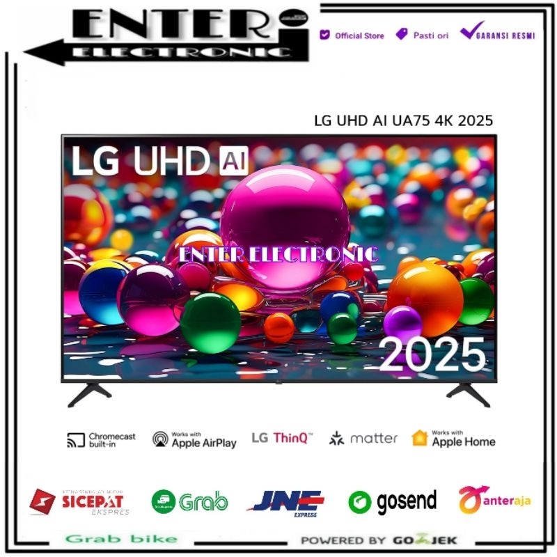 LG 65UA7550PSA - LG UHD AI SMART TV LED 65 INCH 4K 65UA75 65UA7550 MAGIC REMOTE