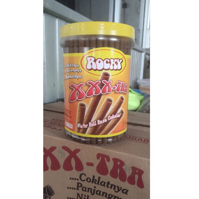 

Rocky XXX-TRA – Wafer Roll Rasa Cokelat