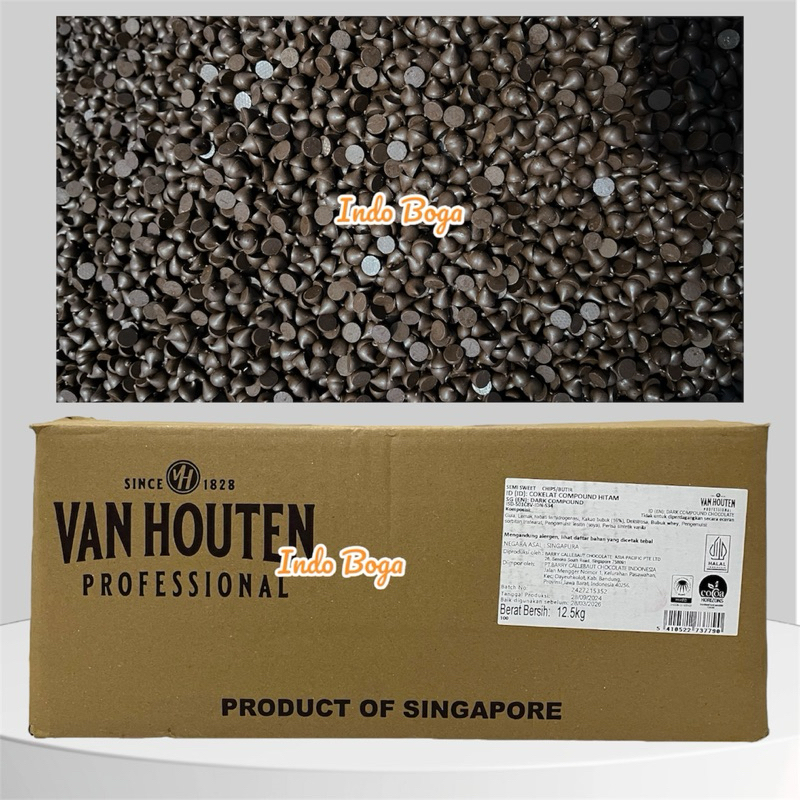 

Van Houten Semi Sweet Baking Chips / VHP Dark Compound chocolate chip