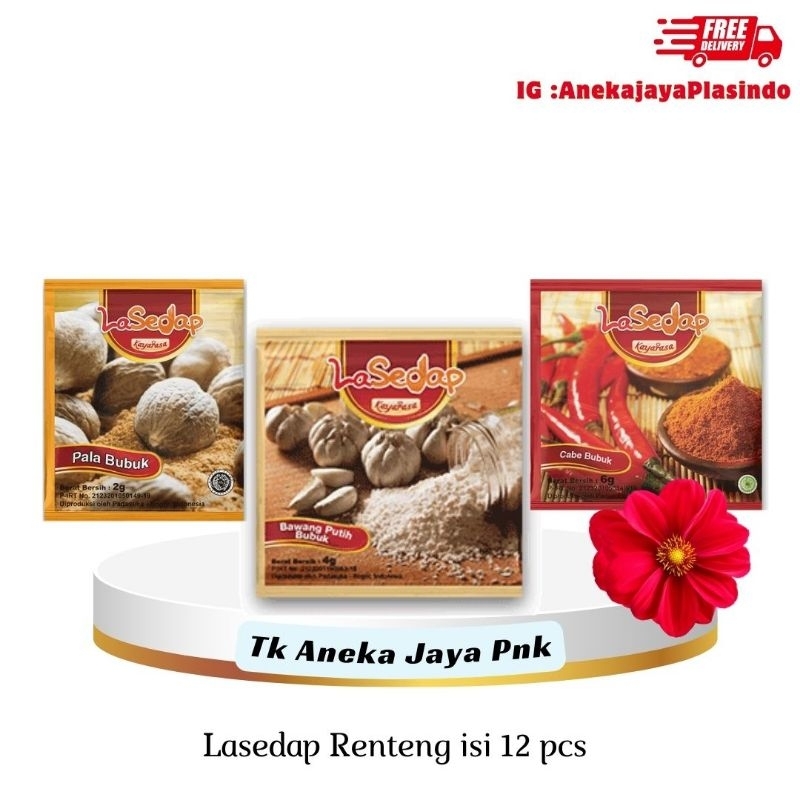 

Bumbu dapur Bubuk Lasedap Bawang putih