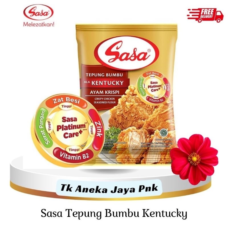 

Sasa Tepung Bumbu Ala kentucky Ayam Crispy / Pisang Goreng / Bakwan 70gr