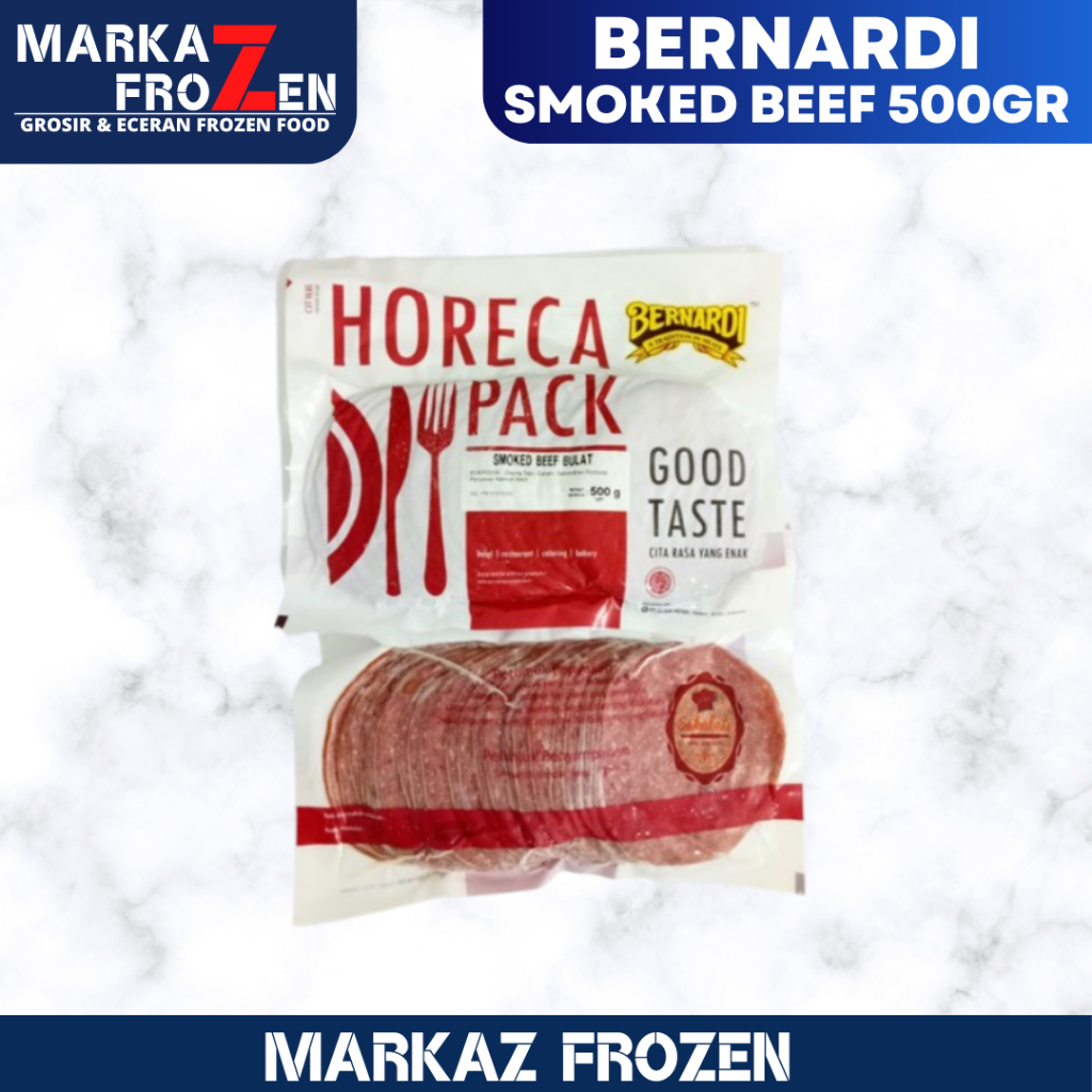 

BERNARDI HORECA PACK SMOKED BEEF BULAT VP 500GR