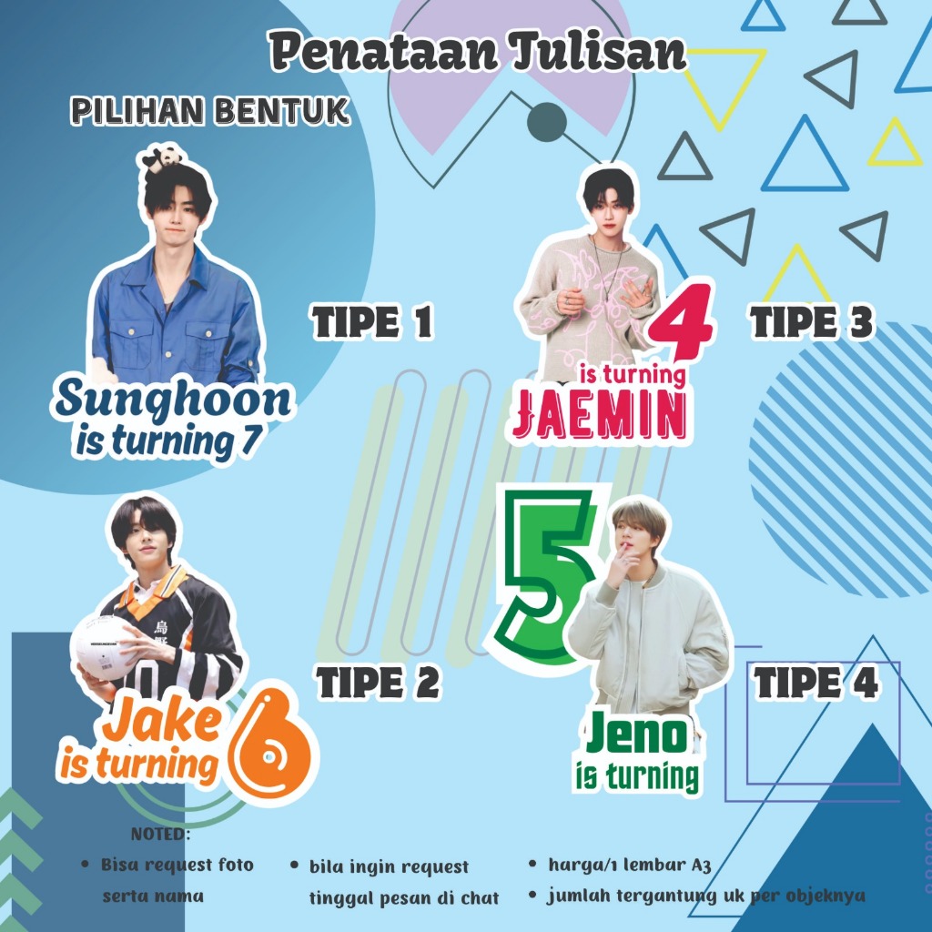 

( 13 PCS ) Stiker Ulang Tahun Anak THEME FOTO CUSTOM / Stiker Ulang Tahun DIE CUT / Stiker Ulang Tahun Custom / Stiker Ultah