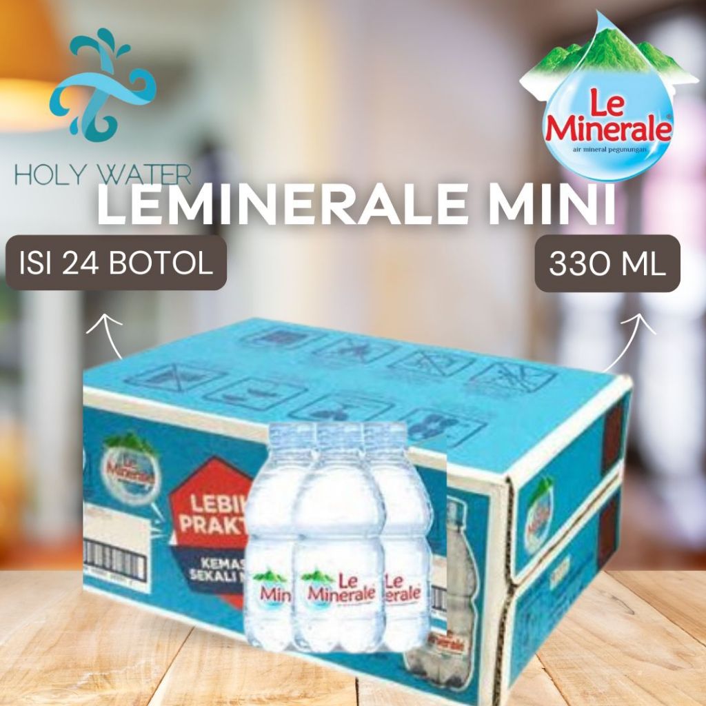 

(INSTANT / SAMEDAY) LEMINERALE 330 BOTOL MINI DUS ISI 24 PCS - READY LEMIN LE minerale GALON 15 LITER, 5L, 3 L, 1500 MILI, 600ML, 330 ML Air Minum Kemasan Botol Minuman