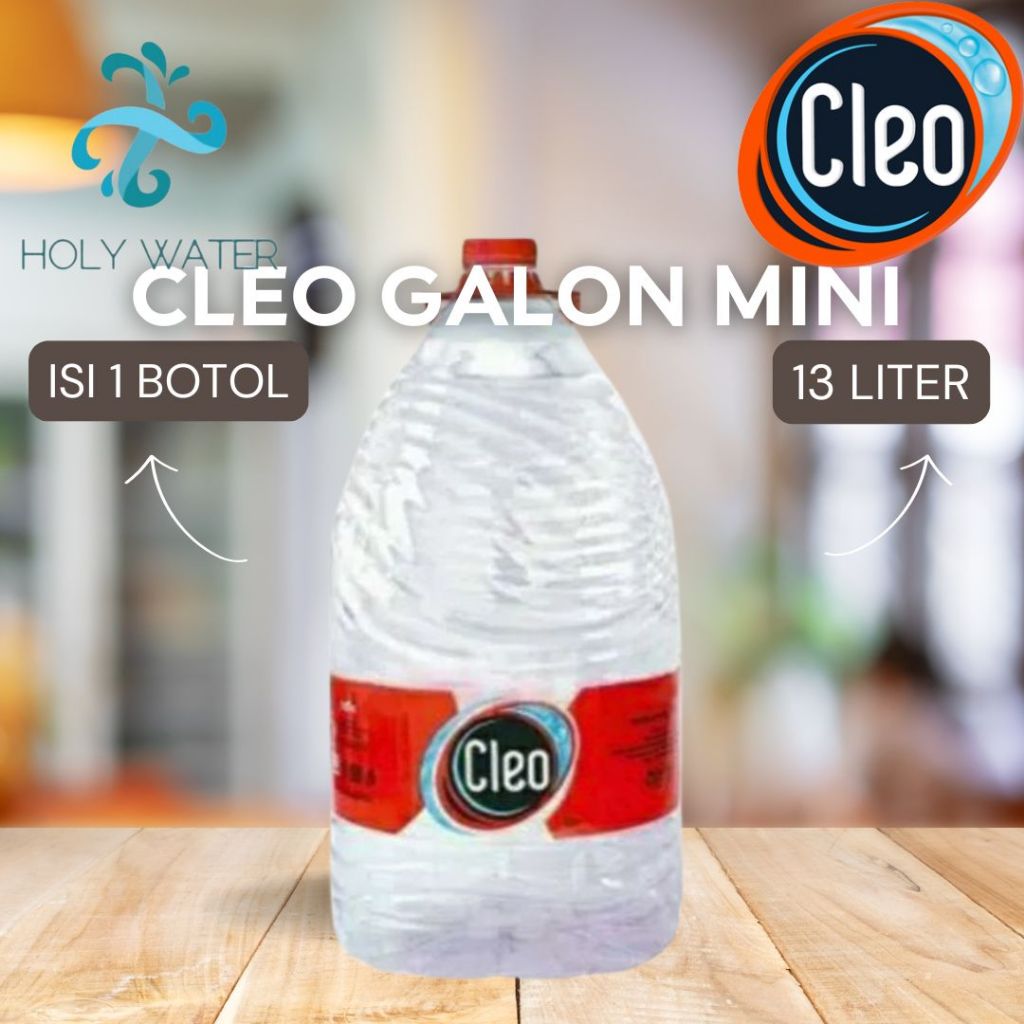 

(INSTANT / SAMEDAY) CLEO GALON 13 LITER SEKALI PAKAI - READY GALON 13 LITER, 550ML, 220 ML , GELAS CUP Air Minum MINERAL Botol