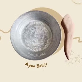 Cobek Alumunium + Ulekan Asli Garut