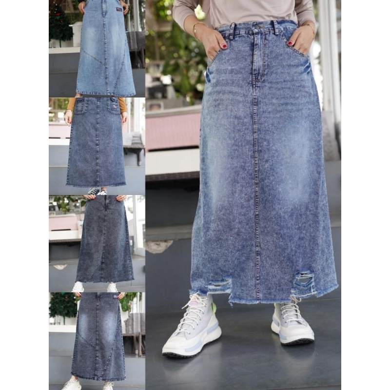 Rok Skirt Jeans by Gyl autentic