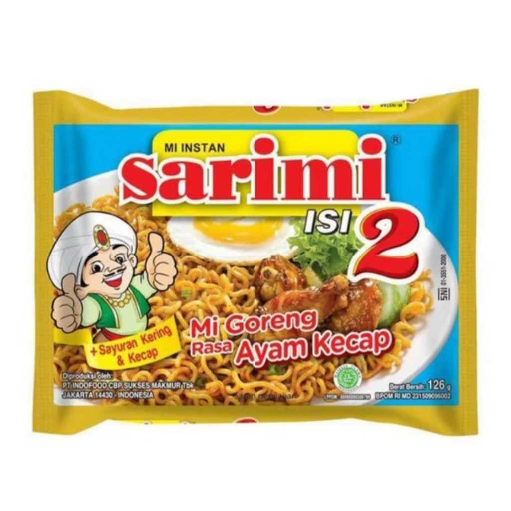 

Classica2106 Sarimi Goreng Isi 2 Varian Kremes /Ayam Kecap / 1Dus Boleh Di Mix Isi 24 Pcs