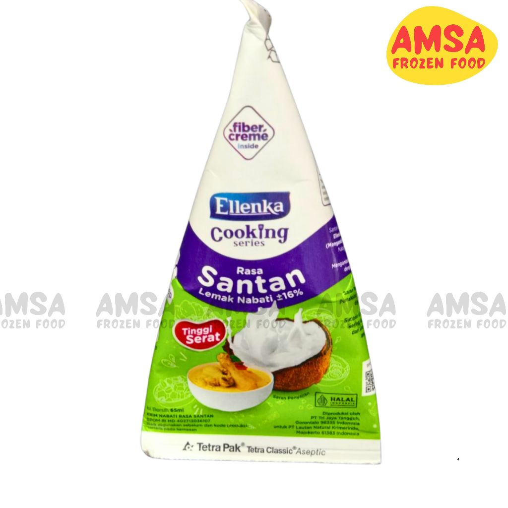 

ELLENKA FIBER CREME SANTAN INSTAN 65ML