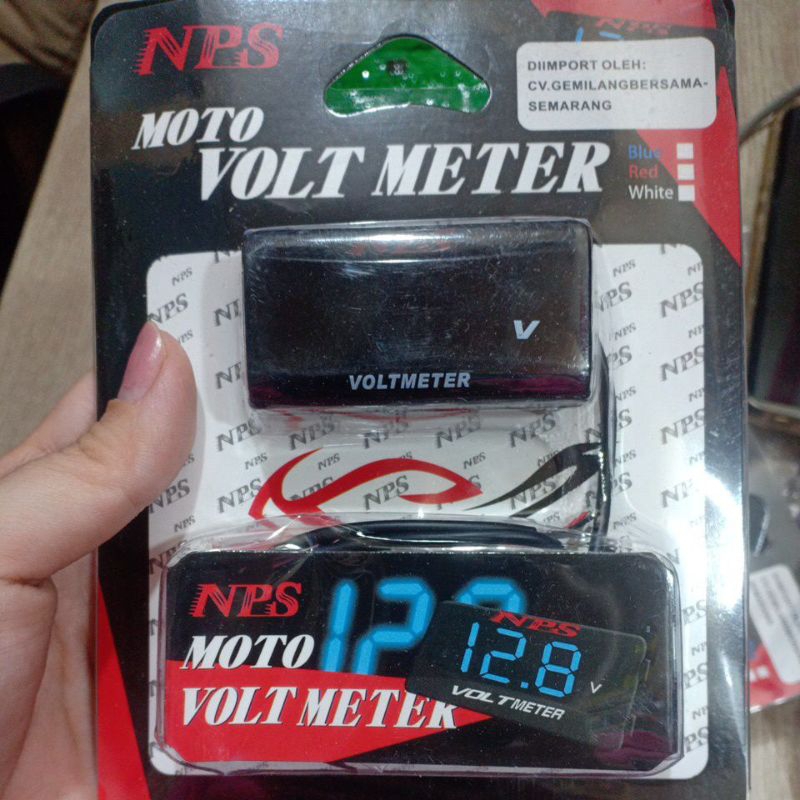 voltmeter aki motor