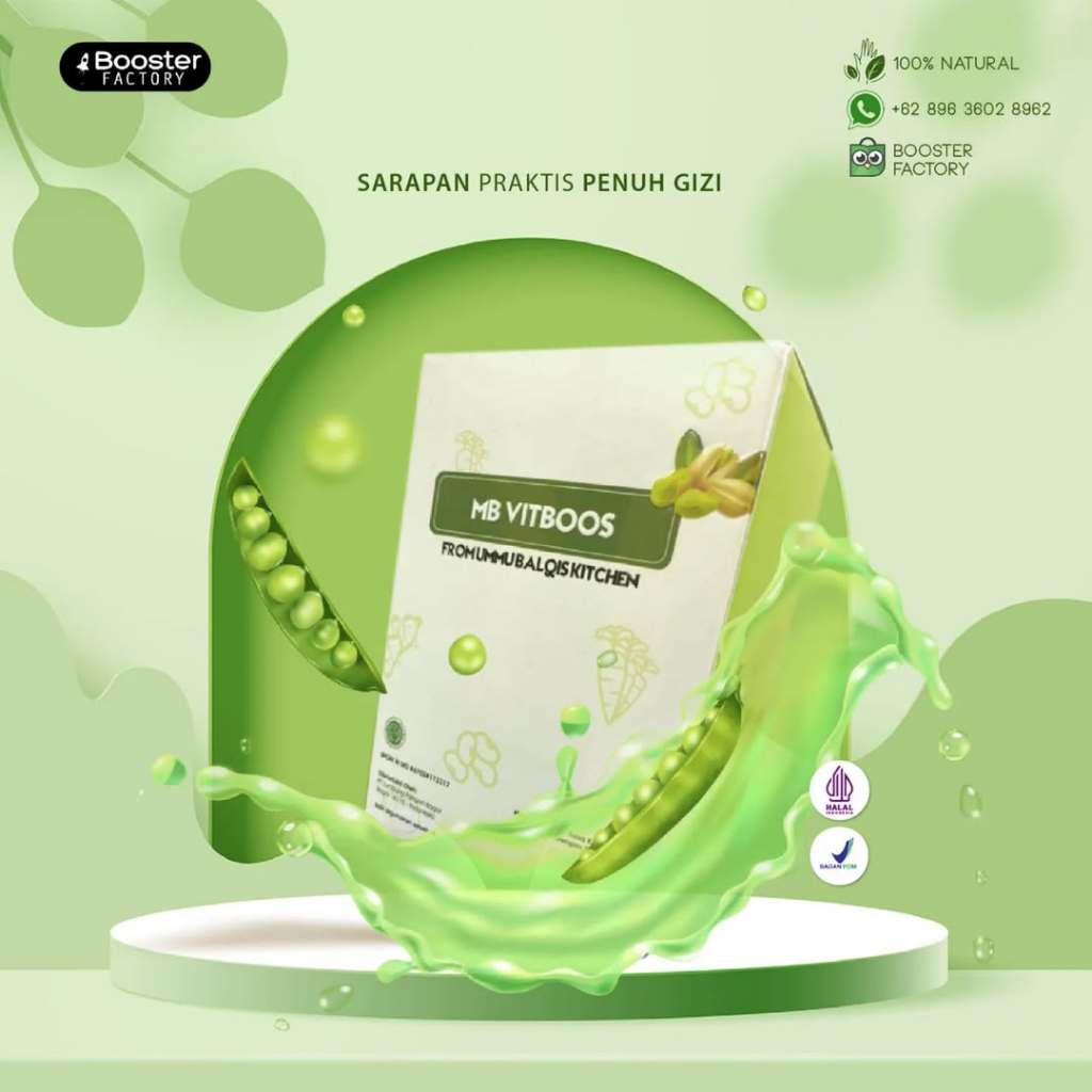 

Minuman Nutrisi Kacang Hijau Sarapan Praktis - Booster Factory MB Vitboos Mung Bean Vitboos by Ummu Balqis Kitchen