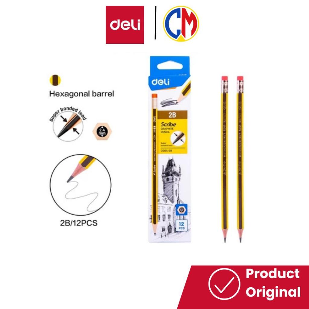 

Deli Pensil EC004 / Pensil Scribble Grahite 2B